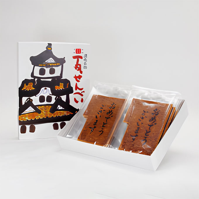 おめでとうございます 瓦せんべい(中)8枚入り